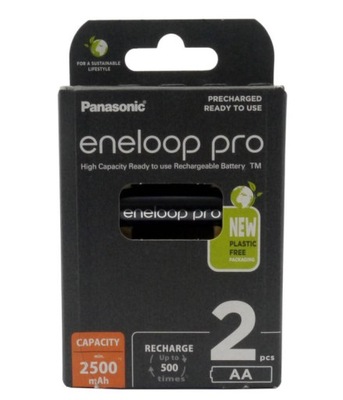 Akumulatorki Panasonic eneloop pro AA 2500 mAh