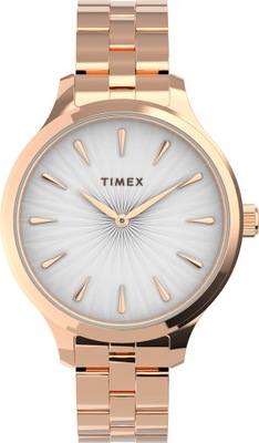 Zegarek damski złoty bransoleta TIMEX TW2V06300