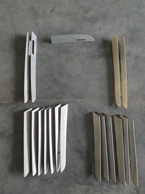 Накладки декори audi a6 c6 алюміній фото №1