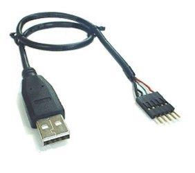 Kabel USB A z wtykiem 1x5 2.54mm długość 30cm