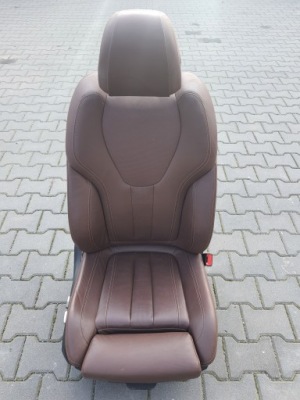 Сидіння правий сидіння пасажира ruda шкіра bmw x7 g07 фото №1