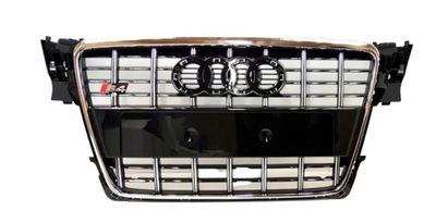 Audi a4 b8 s4 07- решітка радіатора решітка радіатора хром чорний фото №1