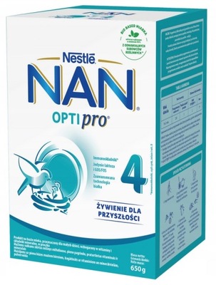 NESTLE NAN OPTIPRO 4 MLEKO NASTĘPNE 650g