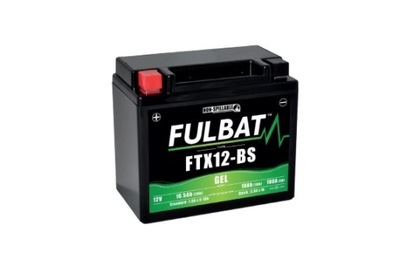 BATERÍA ZELOWY FULBAT 12V 10AH 180A BEZOBSLUGOWY FTX12-BS YTX12-BS MOTO  