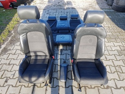 Audi a3 8p s-line сидіння напівшкіра заднє сидіння 5d sportback фото №1