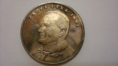 Medal 1 uncja srebra Jan Paweł II 1991