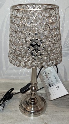 Lampa nocna dekoracyjna w stylu glamor 41x19x15 cm