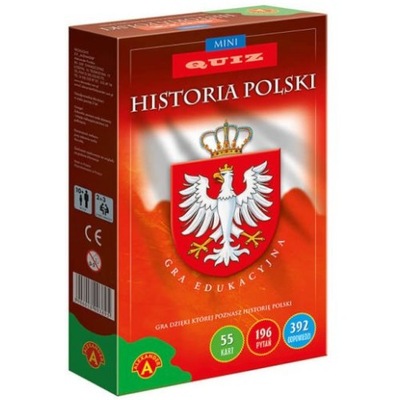 Gra QUIZ HISTORIA POLSKI MINI Alexander 10