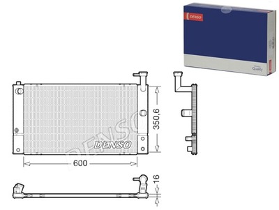 РАДИАТОР ДВИГАТЕЛЯ ВОДЫ TOYOTA PRIUS 1.5H 09.03-12.09 DENSO