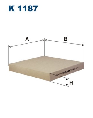 FILTER CABINS FILTRON K 1187  