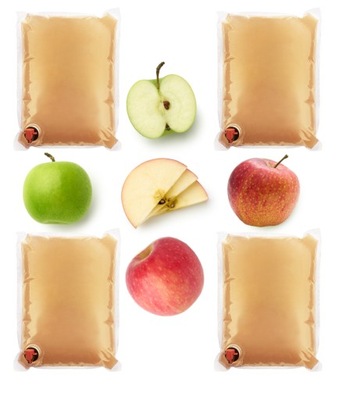 Sok jabłkowy 100% naturalne 4x5L jabłko NFC z jabłek dla zdrowia 100%