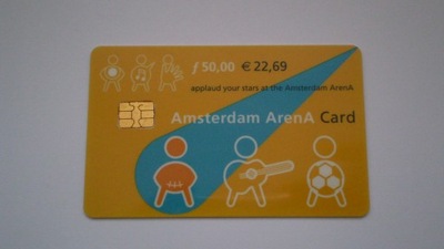 karta stadionowa Amsterdam Arena - kolekcjonerska