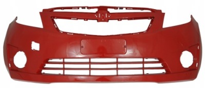 Chevrolet spark 2010-2012 бампер перед gge super red rot фото №1