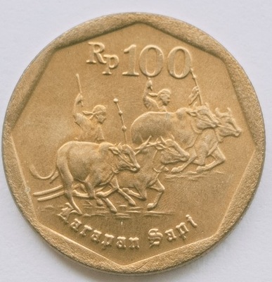 100 Rupii 1991 Znakomity (XF)