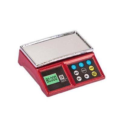 Aluminiowa miniaturowa waga elektroniczna Sklep elektroniczna waga kuchenna Mini czerwona