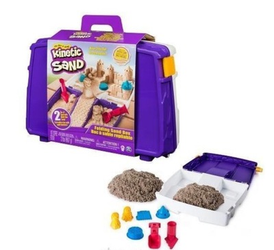 Piasek kinetyczny w walizce Kinetic Sand Piaskownica