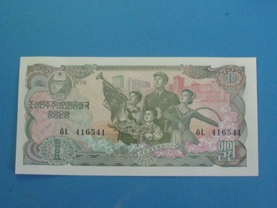 Korea Płn. Banknot 1 Won P-18 UNC 1978