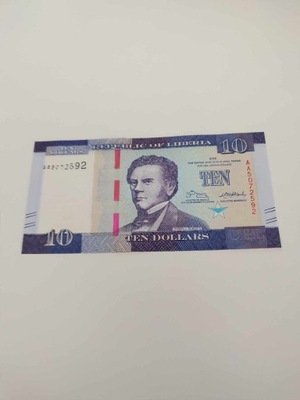 Liberia - 10 Dolarów - 2016 - UNC