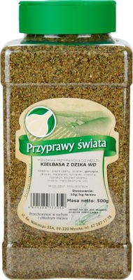 Przyprawa do Kiełbasy z Dzika 500g - WYROBY DOMOWE