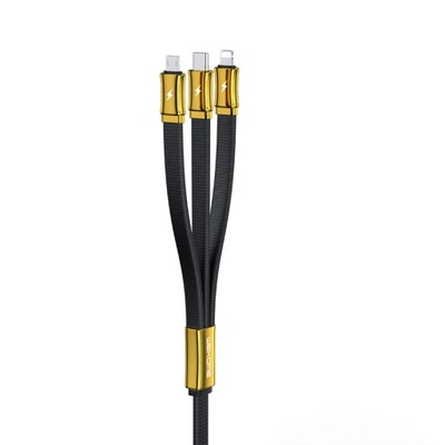 WEKOME WDC-140 King Kong - Kabel połączeniowy 3w1 USB-A do Lightning + USB-