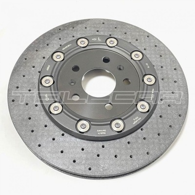 Audi r8 диск тормозная ceramika задняя левая 4s0615601a / 420615601l фото №1