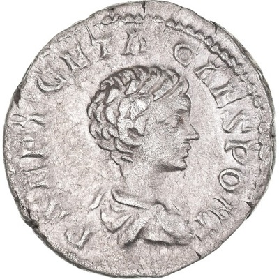 Moneta, Geta, Denarius, 209-211, Rome, AU(50-53),