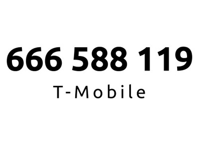 666-588-119 | Starter T-Mobile (58 81 19) #D