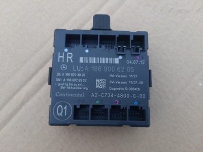 Модуль дверь правый задняя mercedes ml 166 a166906205 фото №1