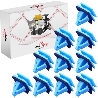 Hyundai kia кліпси штифти кріплення накладки порога зовнішньої фото №1