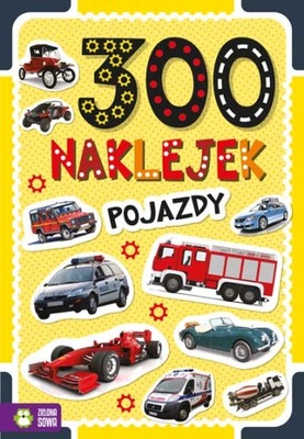 300 naklejek pojazdy Zielona Sowa