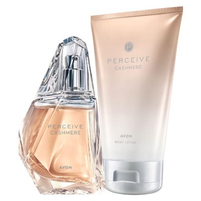 Zestaw Kosmetyków Perceive Cashmere dla Niej AVON Perfumy 50ml Balsam 150ml