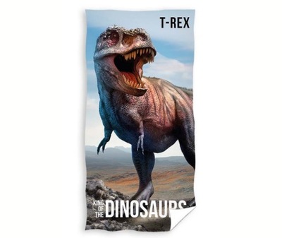 Ręcznik Kąpielowy Plażowy DINOZAUR T-REX 70x140