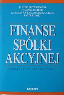 Finanse spółki akcyjnej