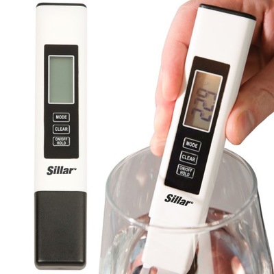 Miernik tester twardości wody Sillar TDS EC temperatury osmoza test wody