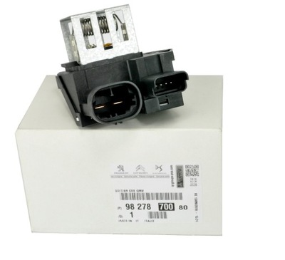 Резистор резистор вентилятора peugeot 1007 207 208 2008 407 508 9827870080 фото №1