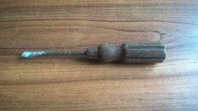 Stary oryginalny śrubokręt - 15,5 cm