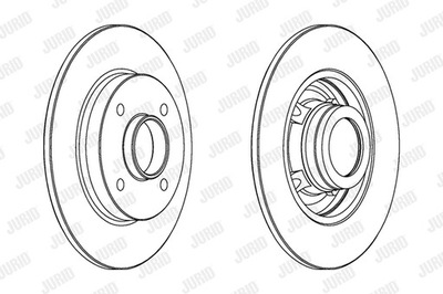 DISCOS DE FRENADO JURID 562938JC-1  