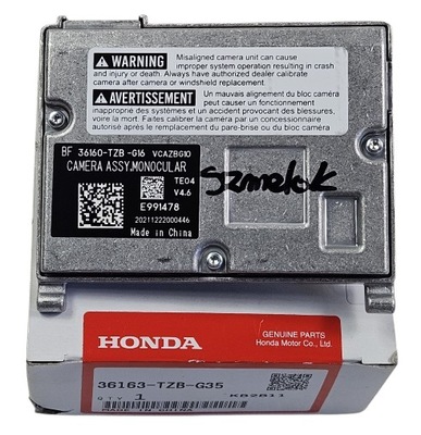 Nowa камера модуль ассистент поперечина движения honda jazz v 5 36160-tzb-g16 фото №1