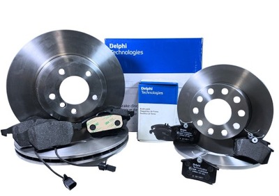 Delphi тормозные диски тормозные колодки p+t vw sharan ii 2010- 312mm фото №1