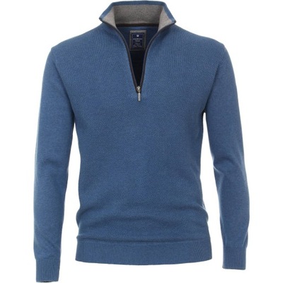bawełniany sweter męski rozpinany Redmond 62314 niebieski XL