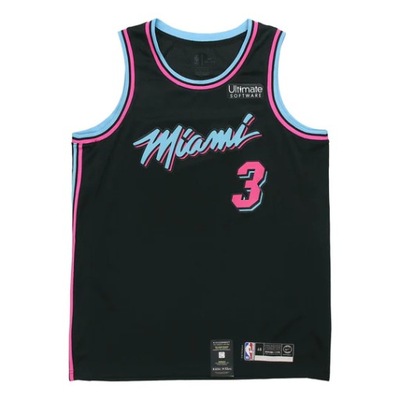 Koszulka do koszykówki Miami Heat Wade No. 3,L