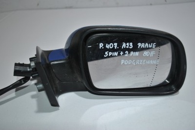 Зеркало наружное peugeot 407 правое 5 pin 2 pin фото №1