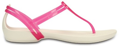 CROCS Isabella T-Strap berry 202467-62e r 34.5