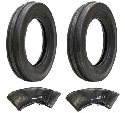 TIRE WHEELS FRONT 2 PCS. + DETKA 2 PCS. FOR C-360 C-330 MF3 T-25 6.00X16 8PR  