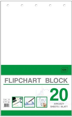 Blok do flipchartów Interdruk 100X64cm gładki