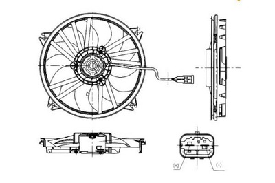 FAN RADIATOR PEUGEOT 307 C4 DS4 1,2THP 1,6 - milautoparts-fr.ukrlive.com