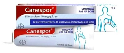 Canespor Bifonazol krem lek grzybica skóry 15 g