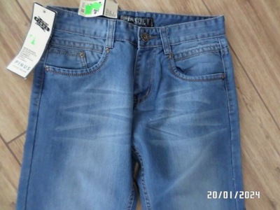 firmowe spodnie męskie-jeans-30/32-L