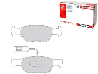 Гальмівні колодки гальмівні ferodo 71752982 9947600 9947629 9 фото №1