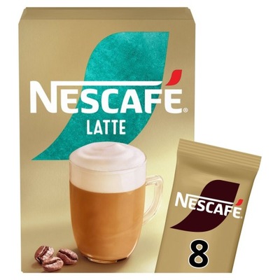 Nescafe Latte - Kawa Instant Saszetki 8szt UK